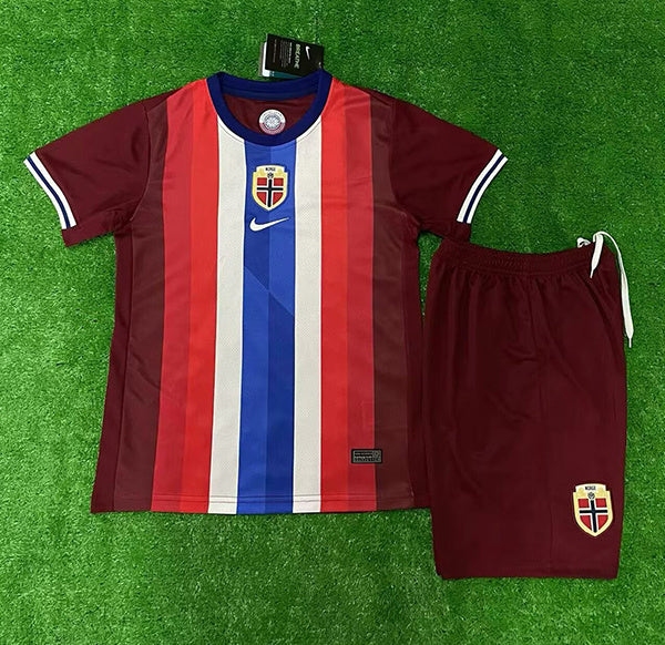 Wholesale 2024 UEFA European ChampionshipIceland Norway home and away kid kits