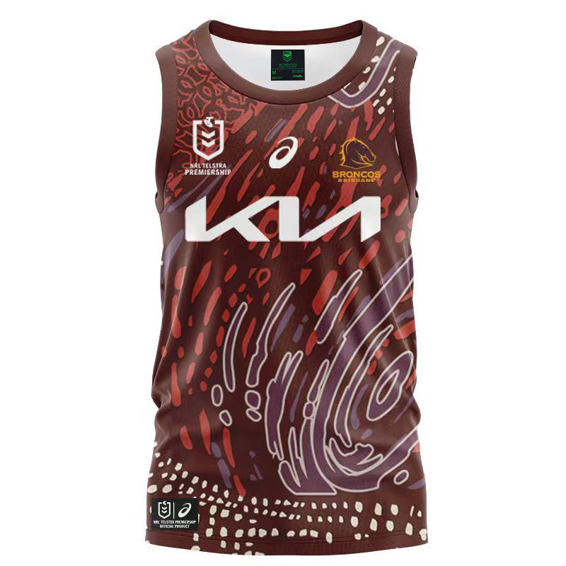 Wholesale 2024 Mustang home Rugby Jersey Tank Top in sizes S-3XL