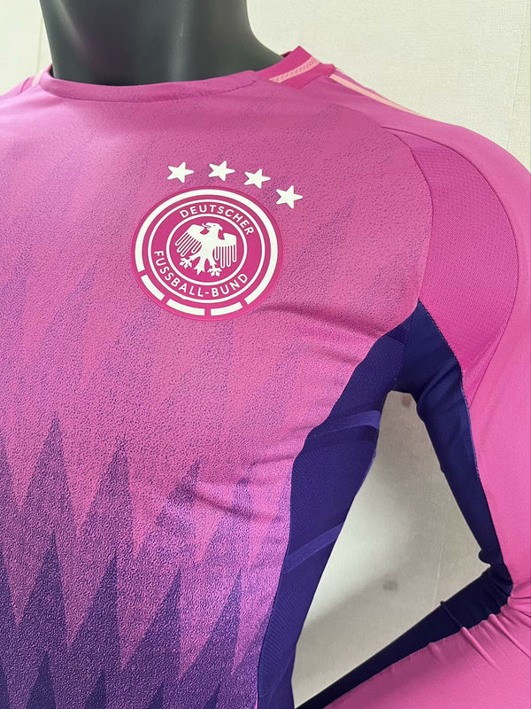 Wholesale customizable 2024 European Championship Germany home and away football jersey long-sleeved S-5X