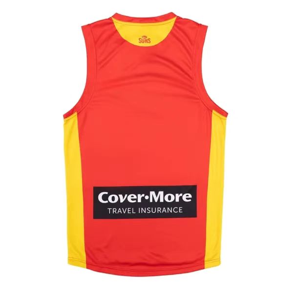 Wholesale Australia 2022 AFL Gold Coast Rugby Jersey Tank Top S-2XL