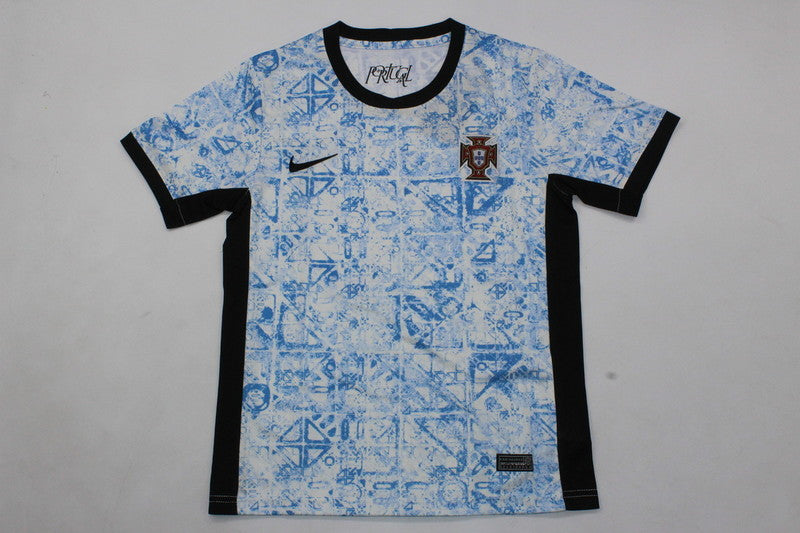 Wholesale 2024 UEFA European Championship Portugal home home and away kid kits