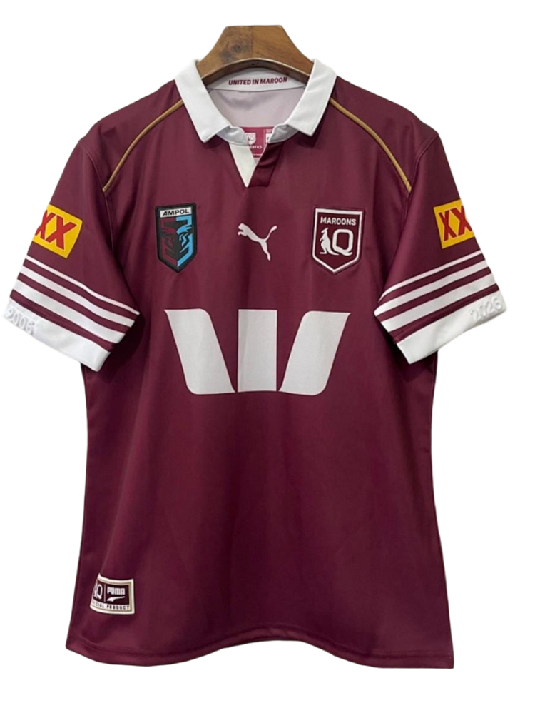 2026 Queensland Maroons Home State of Origin Jersey