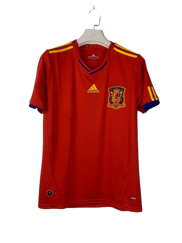 Spain 2010 Home Retro Football Jersey - front view
