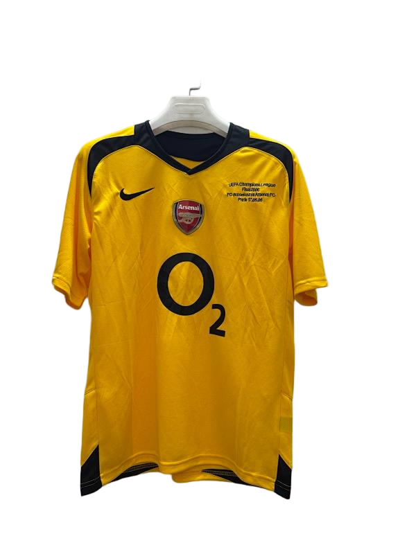 Arsenal 2005-06 Away Retro Football Jersey - front view