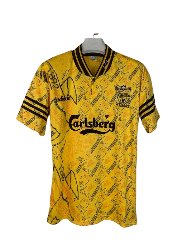 94-96 Liverpool Away Retro Football Jersey - front view