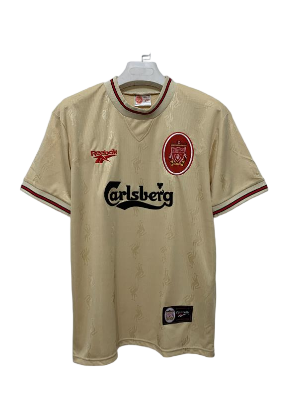 96-97 Liverpool Away Retro Football Jersey - front view