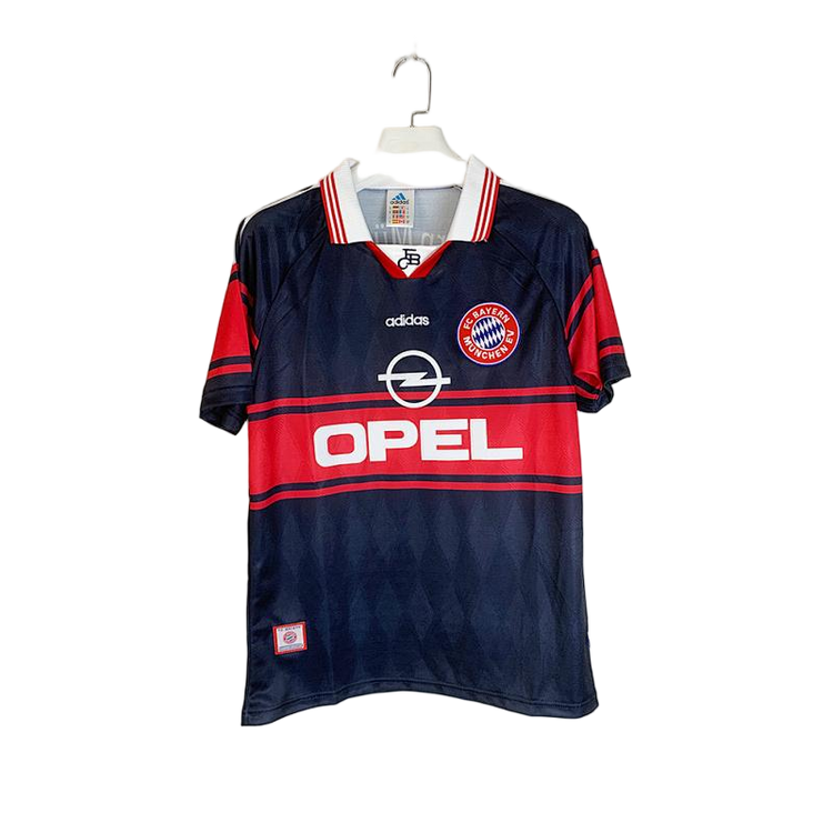 97-99 Bayern Munich Home Retro Football Jersey - front view