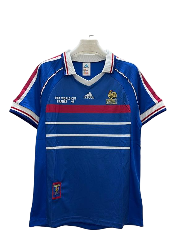 Manchester United Blue Away Retro Football Jersey - front view