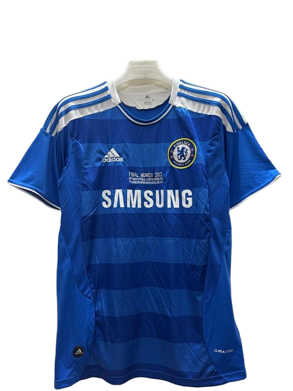 Chelsea 2011-12 Home Champions League Retro Football Jersey - front view