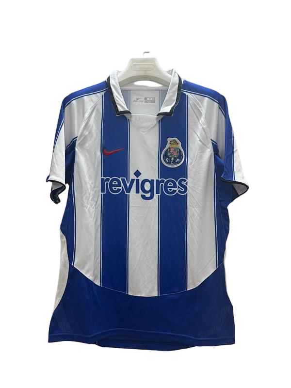 FC Porto 2003-04 Home Retro Football Jersey - front view