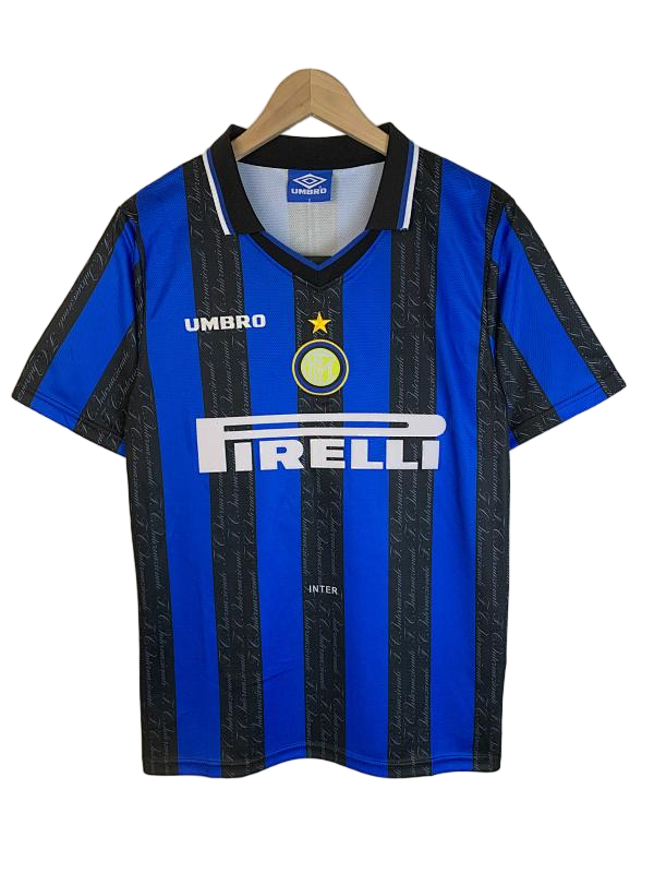 1997 Inter Milan Home Retro Football Jersey - front view