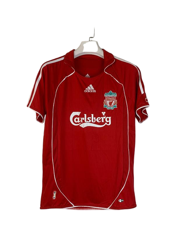 Liverpool 2006-07 Home Retro Football Jersey - front view