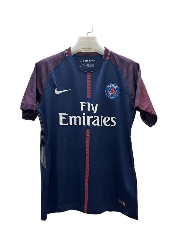 Paris Saint-Germain 2017-18 Home Retro Football Jersey - front view