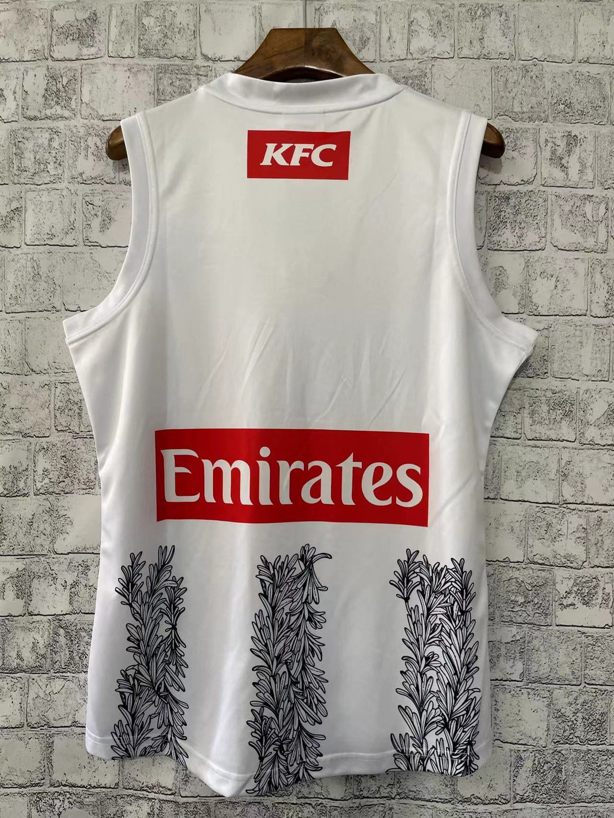 Wholesale Australia 2022 AFL Magpies Rugby Jersey Tank Top S-2XL