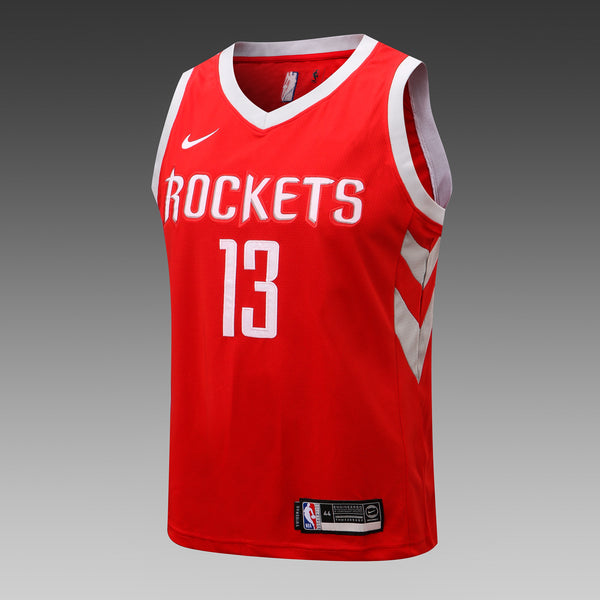 Wholesale HOU Houston Rockets Red 13 (Heat Pressed Style).