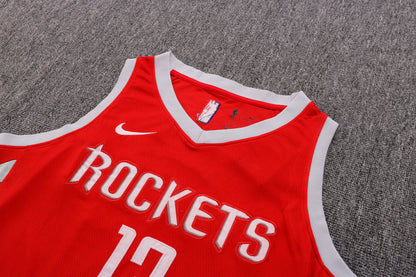 Wholesale HOU Houston Rockets Red 13 (Heat Pressed Style).