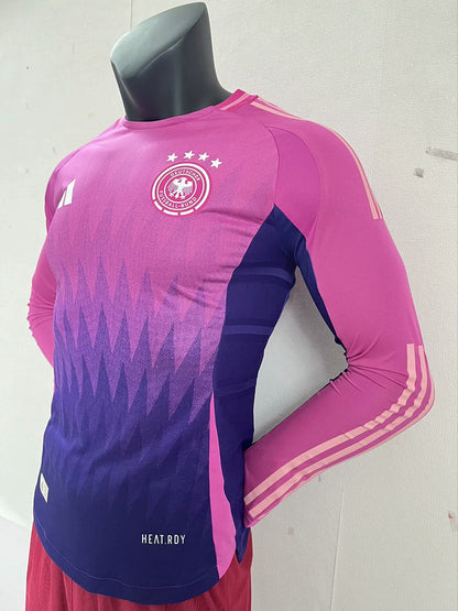 Wholesale customizable 2024 European Championship Germany home and away football jersey long-sleeved  S-5X