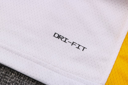 Wholesale Golden State Warriors No. 11 white jersey (pressed style) for NBA 2022-23.