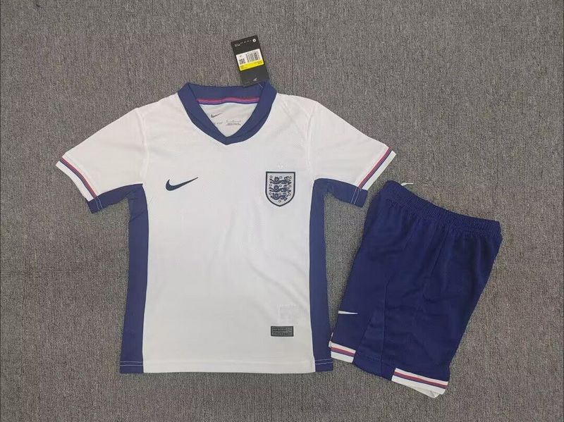 Wholesale 2024 UEFA European Championship  England home home and away kid kits