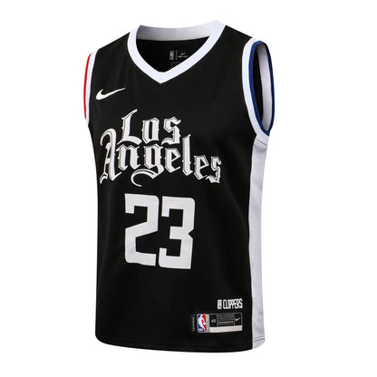 Wholesale NBA Los Angeles Clippers V-Neck Black Jersey 