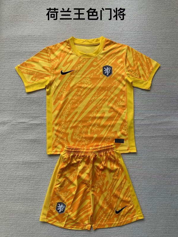Wholesale 2024 UEFA European ChampionshipIceland  Netherlands home and away kid kits