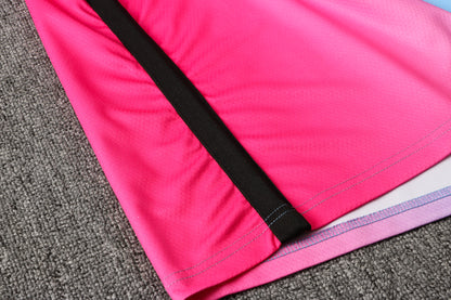 Wholesale NBA Miami Heat pink round neck 4 (hot pressed) S-2XL.