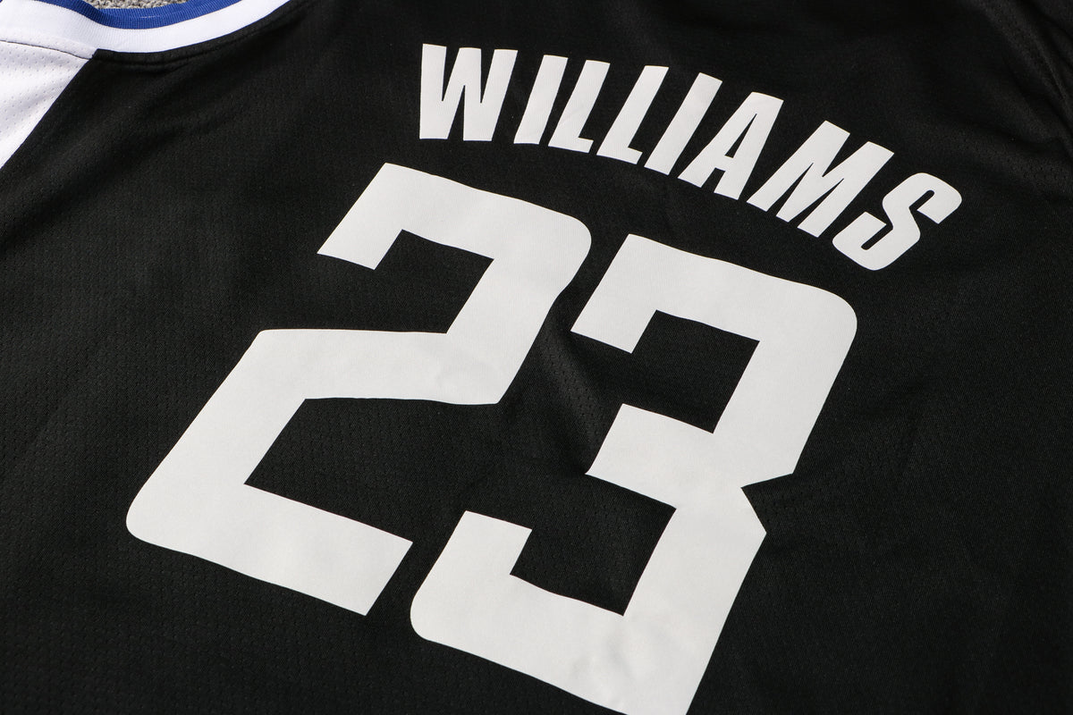 Wholesale NBA Los Angeles Clippers V-Neck Black Jersey 