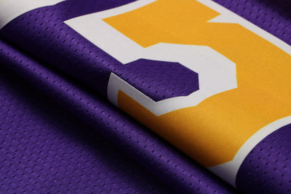 Wholesale  Jordan NBA Los Angeles Lakers purple round neck 23 (hot press style) S-2XL