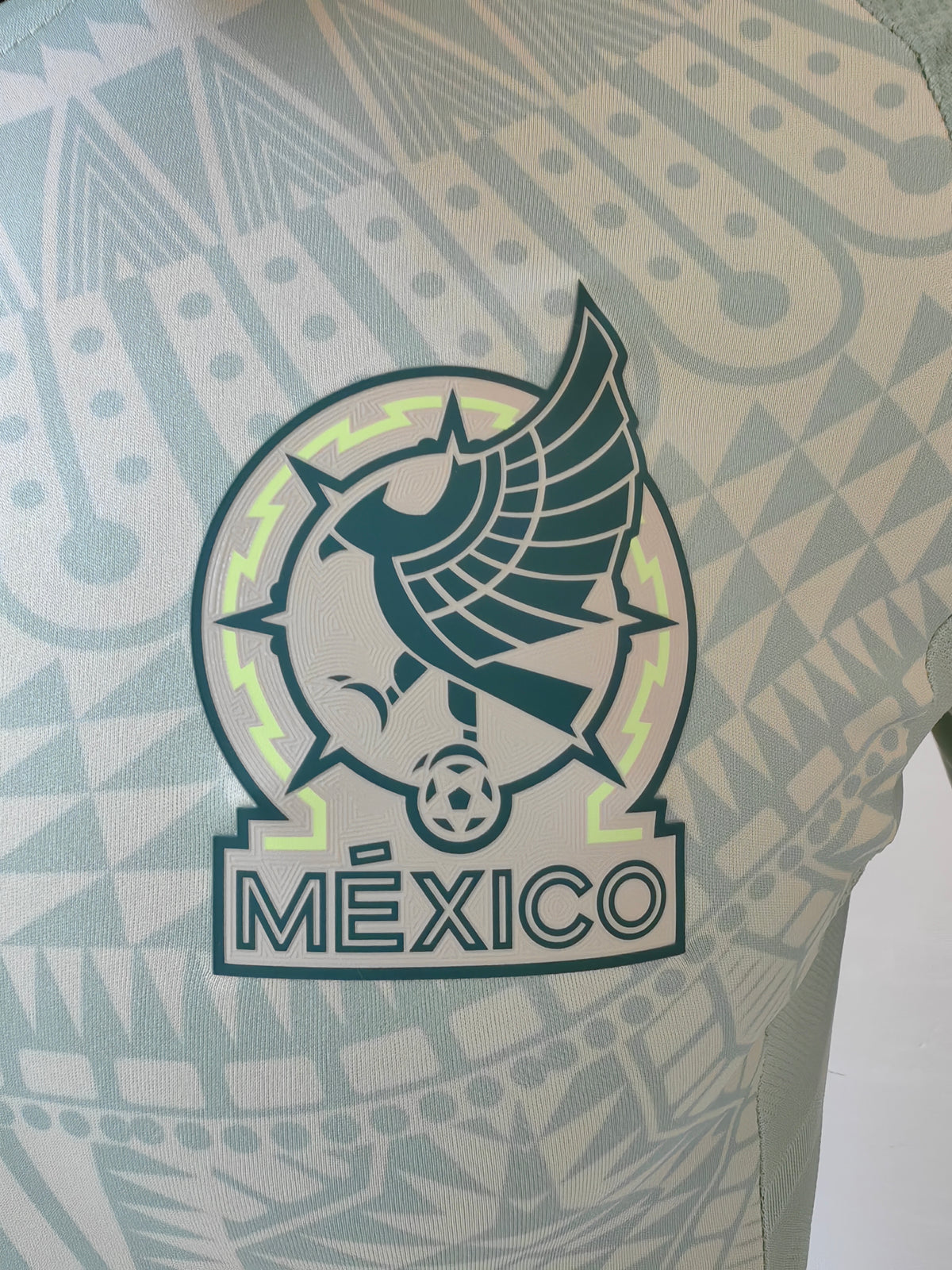 Wholesale 2024 Mexico national team away green and gray player version soccer jersey XS-4XL.