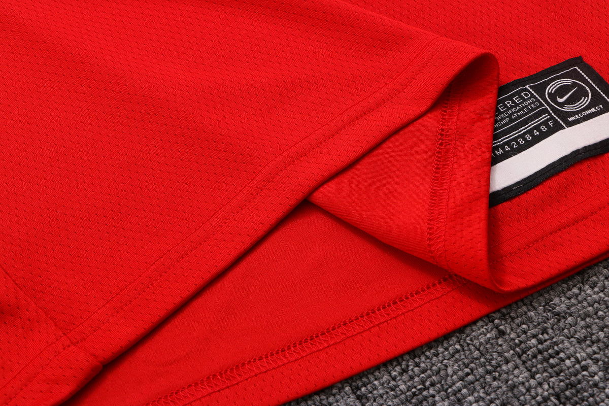Wholesale HOU Houston Rockets Red 13 (Heat Pressed Style).