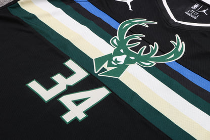 Wholesale NBA2022-2023 Milwaukee Bucks Black 