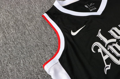 Wholesale NBA Los Angeles Clippers V-Neck Black Jersey 