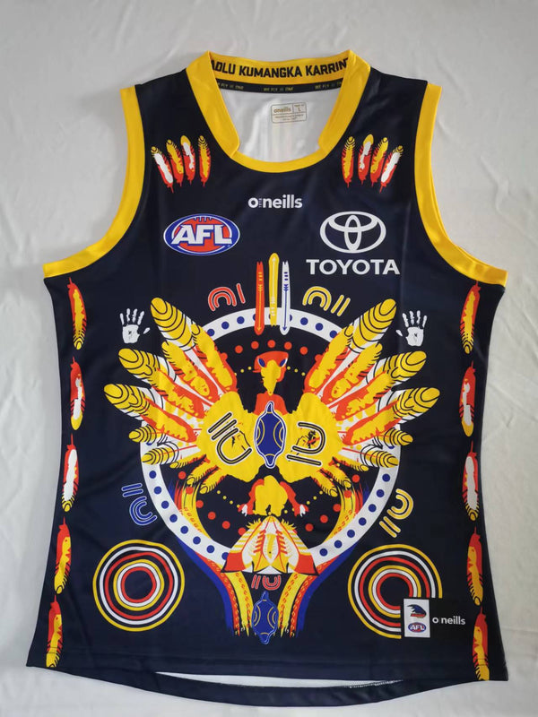 Wholesale Australia 2022 AFL Crows Team Rugby Jersey Tank Top S-2XL.