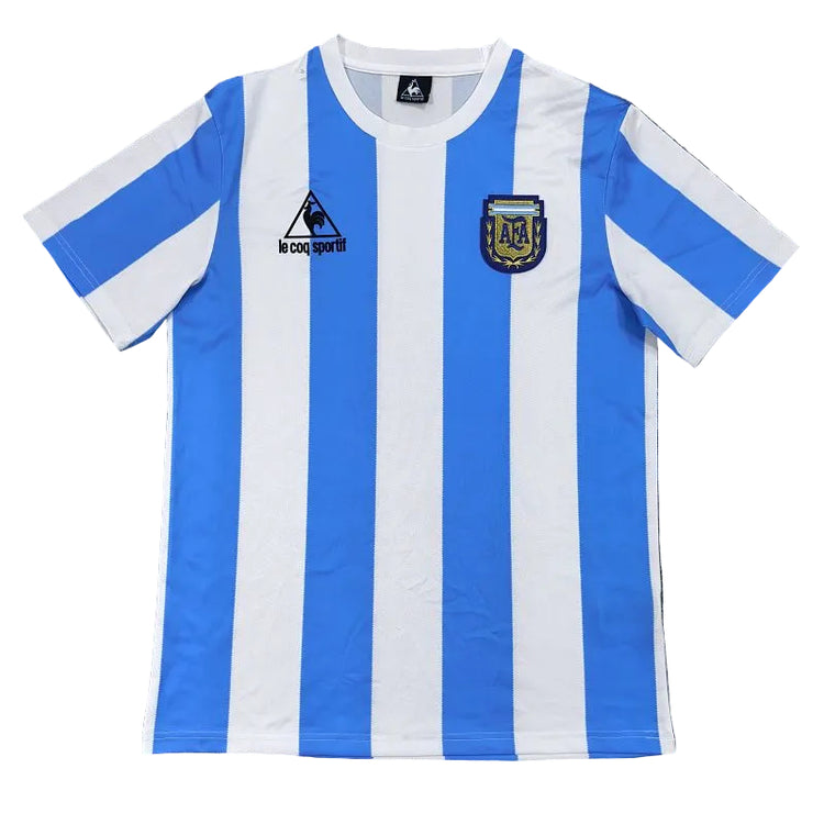 1986 Argentina Home Retro Jersey