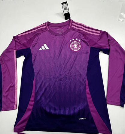 Wholesale customizable 2024 European Championship Germany home and away football jersey long-sleeved  S-5X