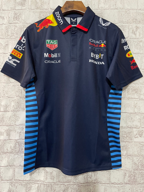 Wholesale 2024 Red Bull polo T-shirt, size S to 5XL.