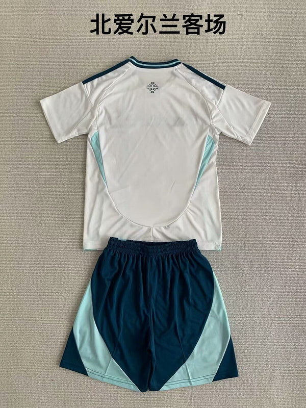 Wholesale 2024 UEFA European ChampionshipIceland  Northern Ireland home and away kid kits