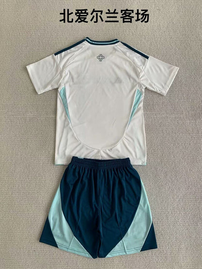 Wholesale 2024 UEFA European ChampionshipIceland  Northern Ireland home and away kid kits