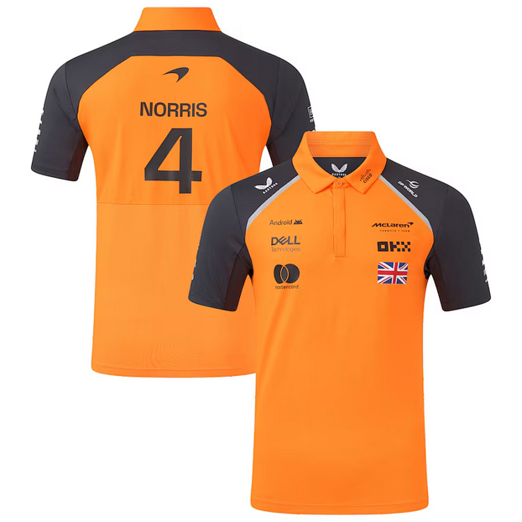 2025 McLaren F1 short-sleeve polo shirts style 1