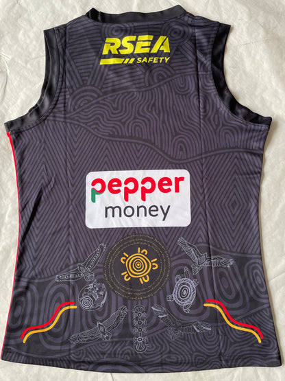Wholesale Australia 2023 AFL Saints team Indigenous Rugby Jersey Tank Top S-3XL