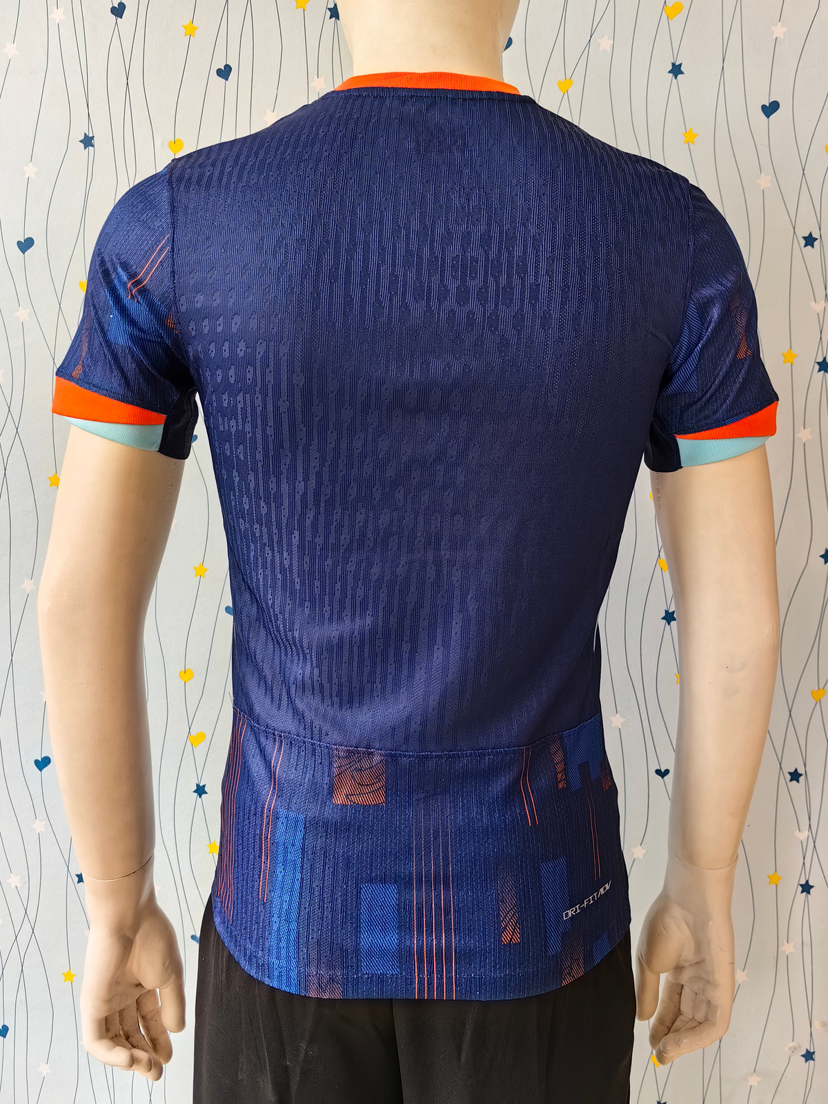 Wholesale 2024 Netherlands national team away blue player version football jersey XS-4XL.