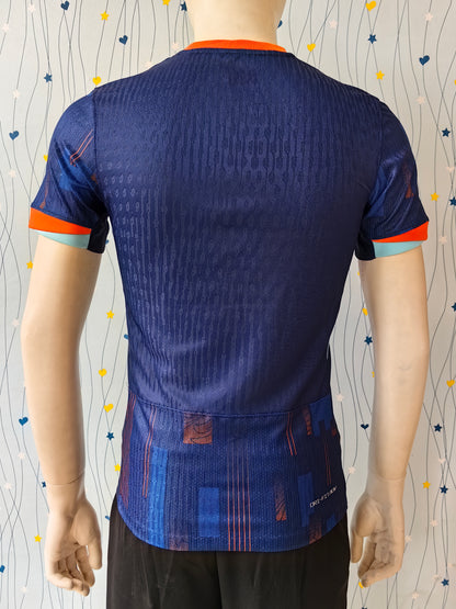 Wholesale 2024 Netherlands national team away blue player version football jersey XS-4XL.