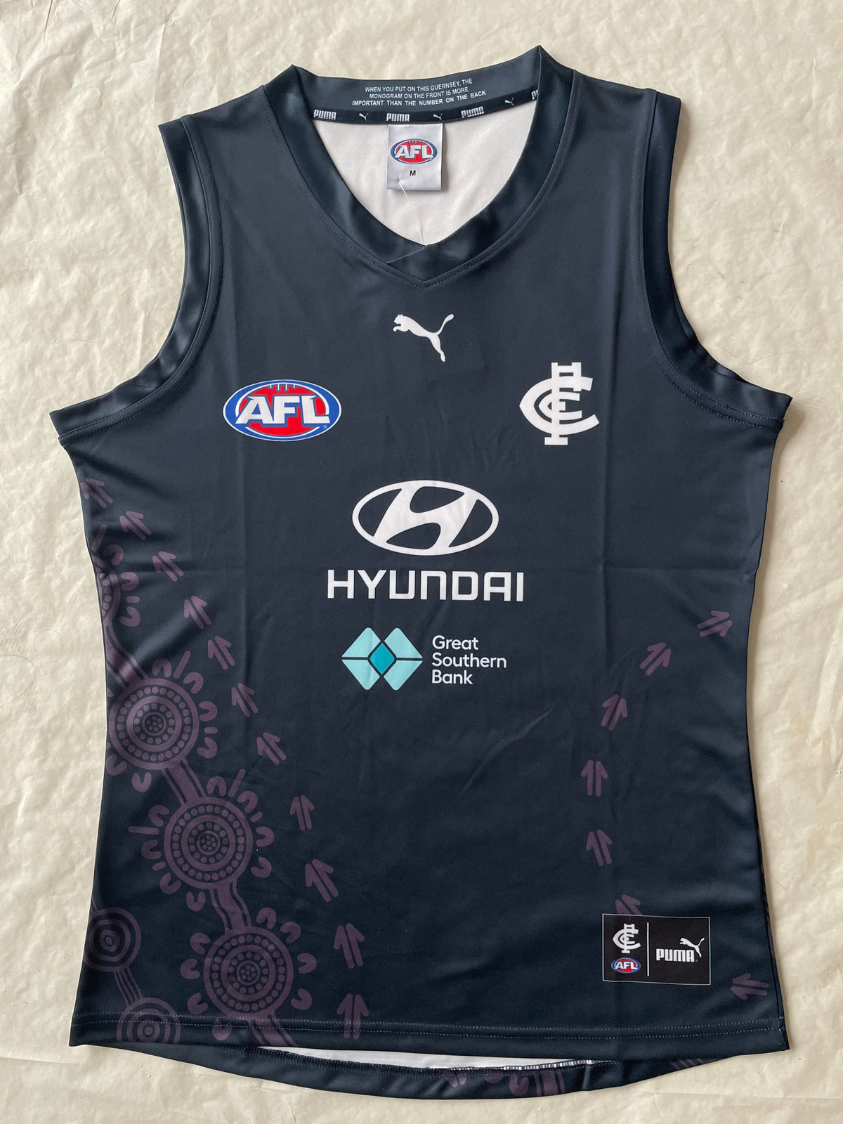 Wholesale Australia 2023 AFL Bruce Band Rugby Jersey Tank Top S-3XL