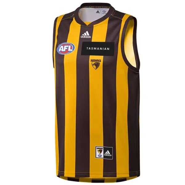Wholesale Australia 2022 AFL Hawks Rugby Jersey Tank Top  S-2XL