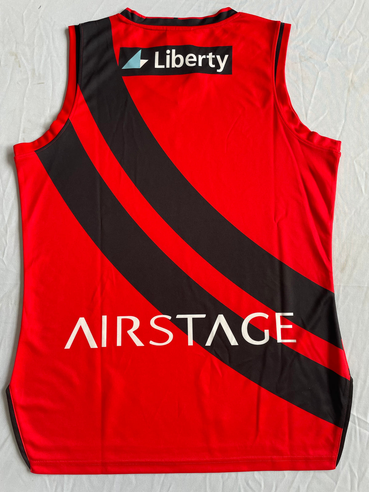 Wholesale Australia 2024 AFL Essendon Team Away Rugby Jersey Tank Top S to 3XL.