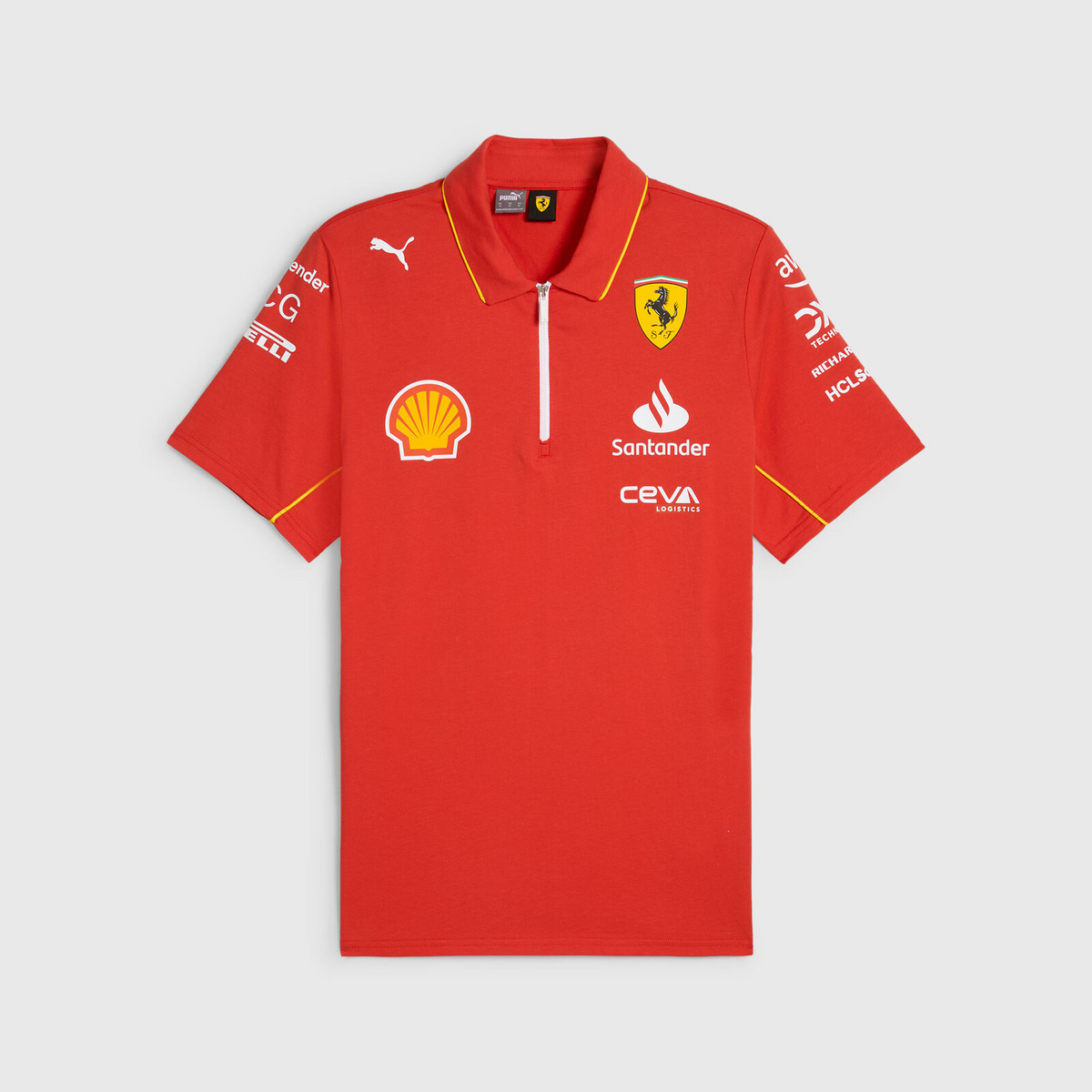 Wholesale 2024 Ferrari racing suit, number 16, round neck, size S-5XL.