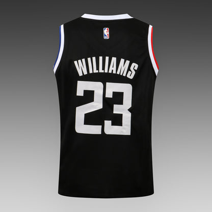 Wholesale NBA Los Angeles Clippers V-Neck Black Jersey 