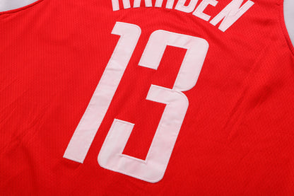 Wholesale HOU Houston Rockets Red 13 (Heat Pressed Style).