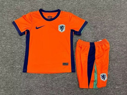 Wholesale 2024 UEFA European ChampionshipIceland  Netherlands home and away kid kits