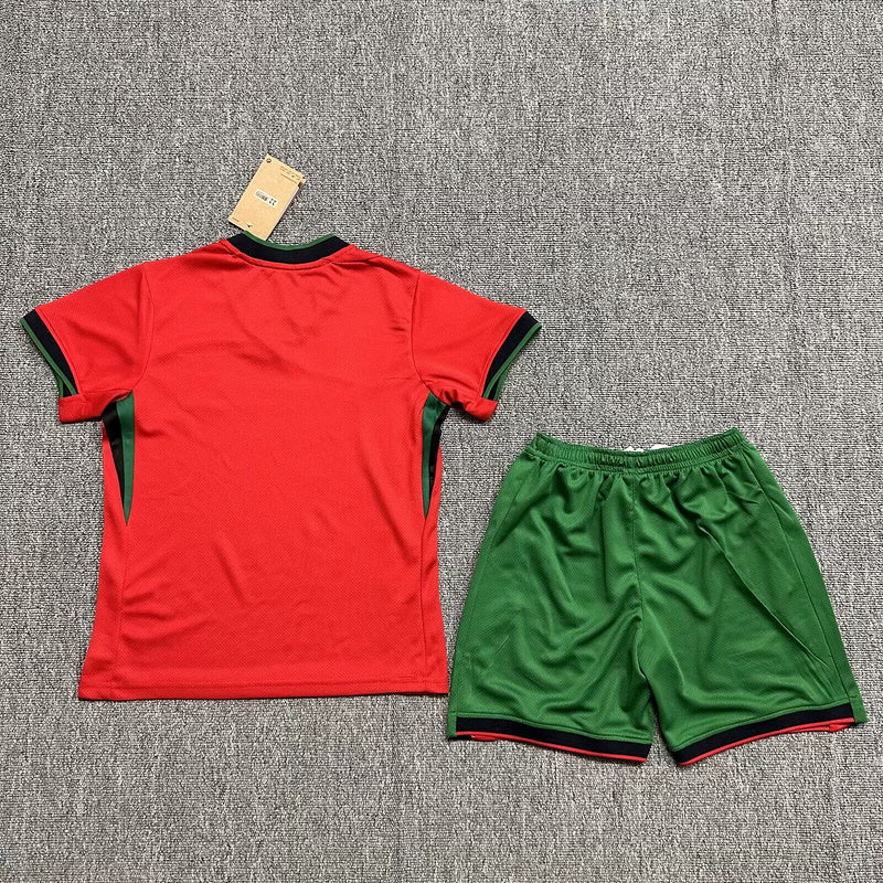 Wholesale 2024 UEFA European Championship  Portugal home home and away kid kits
